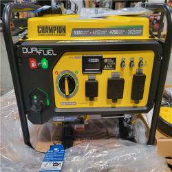 CALIFORNIA AS-IS CHAMPION PORTABLE GENERATOR 5300