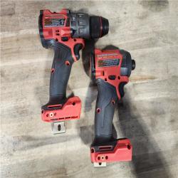 HOUSTON LOCATION - AS-IS MILWAUKEE FUEL 18V Lithium-Ion Brushless Cordless Hammer Drill and Impact Driver Combo Kit