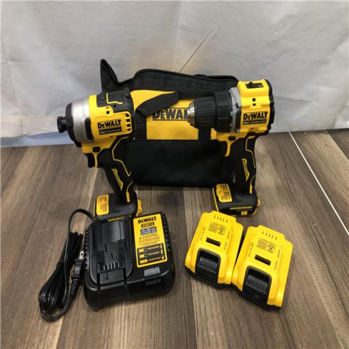 AS-IS DEWALT ATOMIC 20-Volt MAX Lithium-Ion Cordless Combo Kit