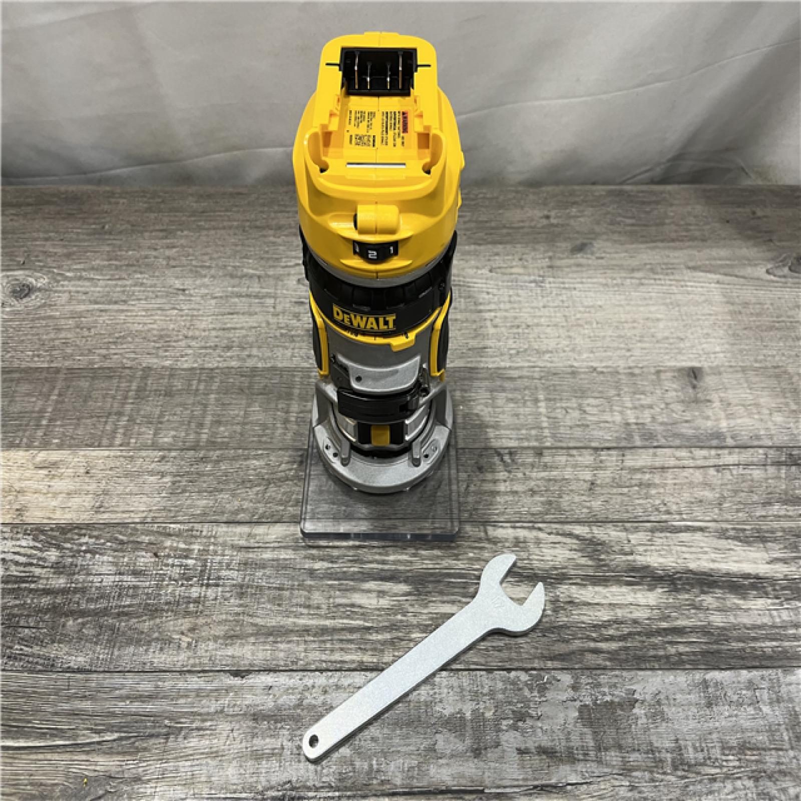 AS-IS DEWALT 20V MAX XR Cordless Brushless Fixed Base Compact Router (Tool Only)