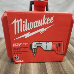 AS-IS Milwaukee 7 Amp Corded 1/2 in. Corded Right-Angle Drill Kit with Hard Case