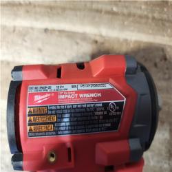 Houston Location AS-IS Milwaukee FUEL 12V Lithium-Ion Brushless Cordless Stubby 1/2 in. Impact Wrench with Pin Detent (Tool-Only)