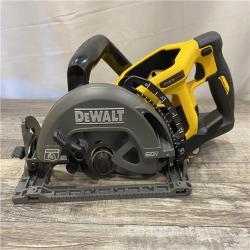 AS-IS DEWALT FLEXVOLT 60V MAX Cordless Brushless 7-1/4 in. Wormdrive Style Circular Saw (Tool Only)