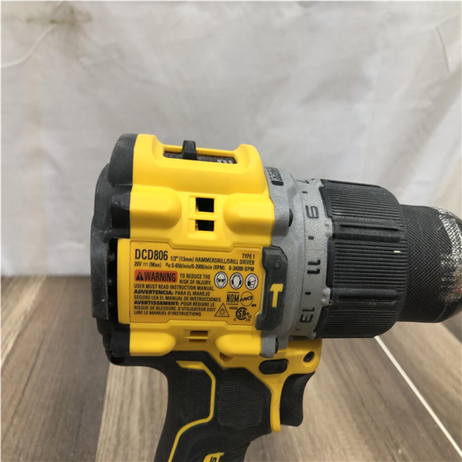 AS-IS DEWALT 20V XR Brushless Cordless 1/2 in. Hammer Drill (Tool-Only)