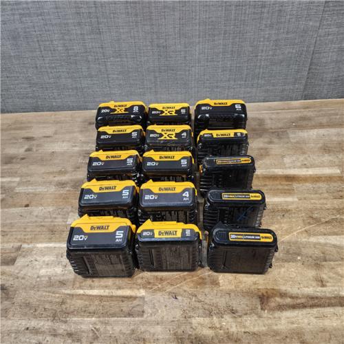 HOUSTON LOCATION - AS-IS DEWALT BATTERY PACK QTY - 15