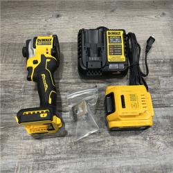 AS-IS DEWALT ATOMIC 20V MAX Lithium-Ion Cordless 1/4 in. Brushless Impact Driver Kit