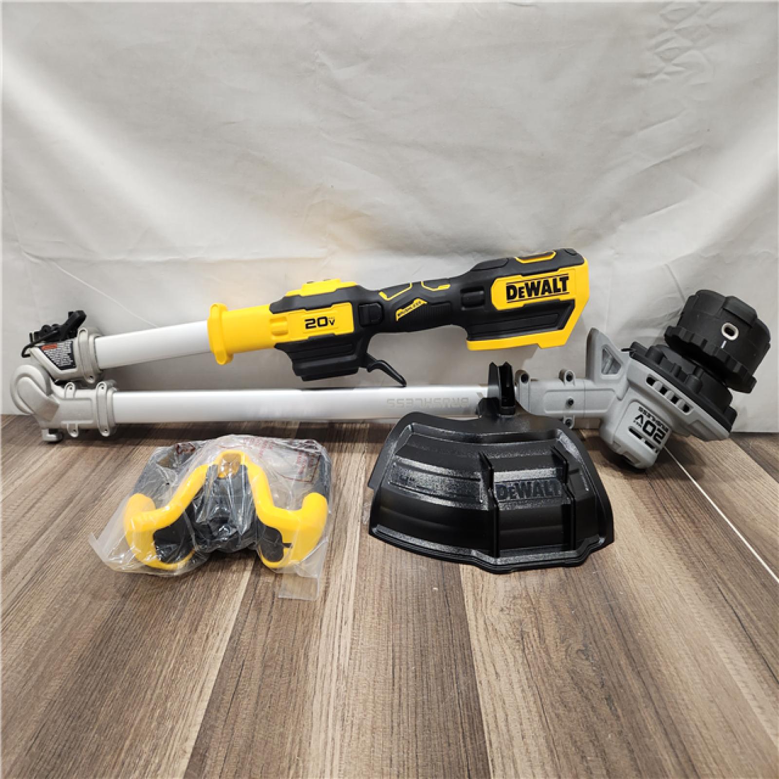 AS-IS- DEWALT 20V MAX 14 in. Brushless Cordless Battery Powered Foldable String Trimmer (Tool Only)