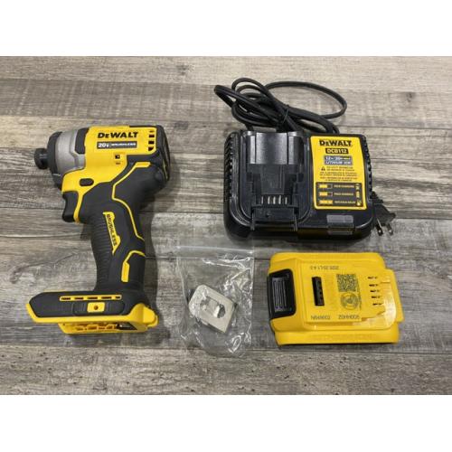 AS-IS DEWALT Atomic 20V Max Lithium-Ion Brushless Cordless Compact 1/4 in. Impact Driver Kit