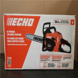 Phoenix NEW ECHO 14 in. 34.4 cc Gas 2-Stroke Rear Handle Chainsaw with Automatic Chain Oiler