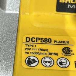 AS-IS DEWALT 20V MAX XR Cordless Brushless 3-1/4 in. Planer (Tool Only)