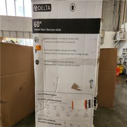 Phoenix Delta Classic 500 3-Piece Direct-to-Stud Alcove Shower Wall Surround in High Gloss White Complete Set (Walls  Base and Shower Seat)