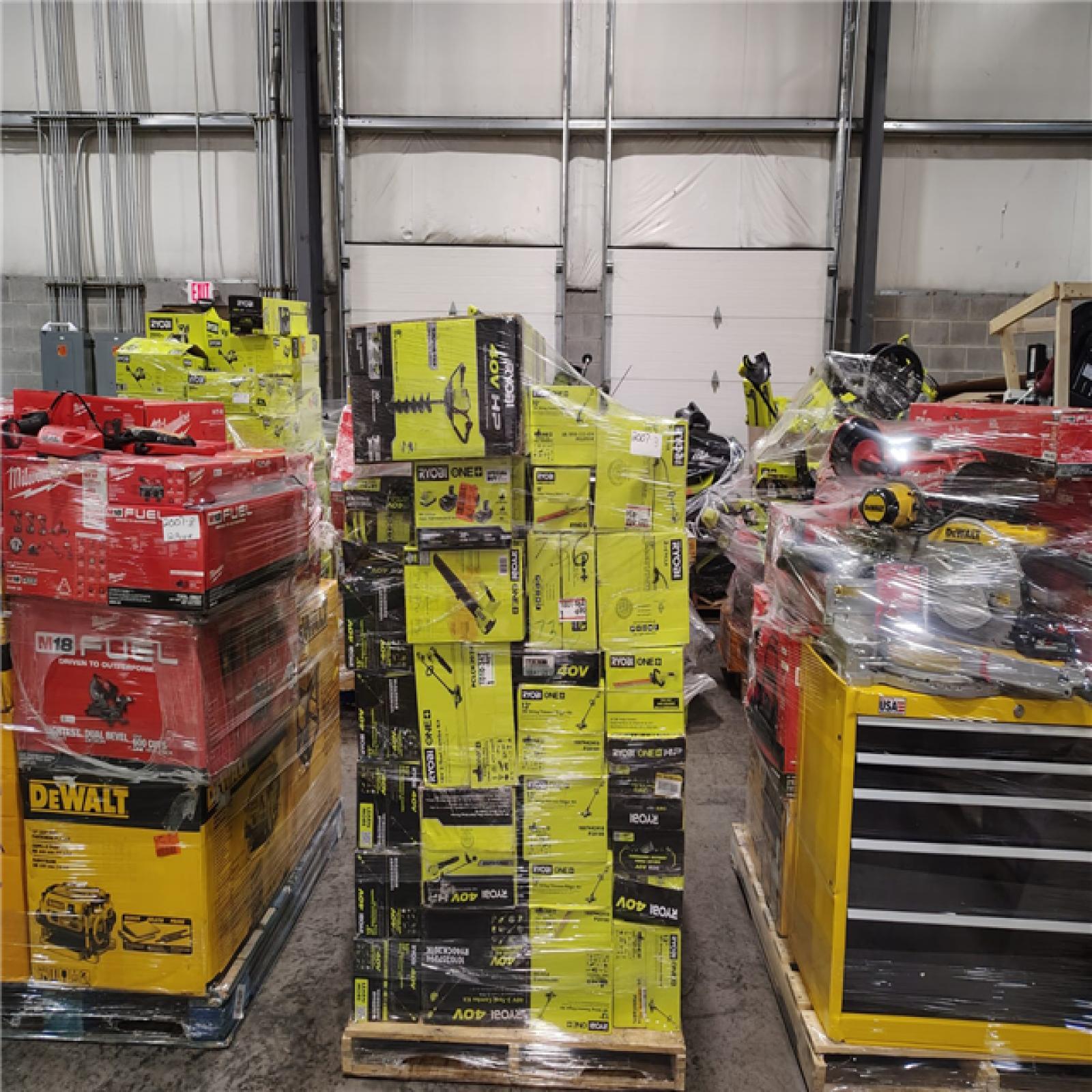 Pittston Location As-Is Power Tools Partial Truckload (12 Pallets) 2007-B