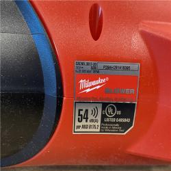 AS-IS Milwaukee  FUEL 120 MPH 500 CFM 18V Brushless Cordless Battery Powered Leaf Blower Kit