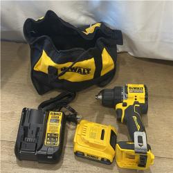 AS-IS DEWALT Atomic 20V Lithium-Ion Cordless Compact 1/2 in. Drill/Driver Kit