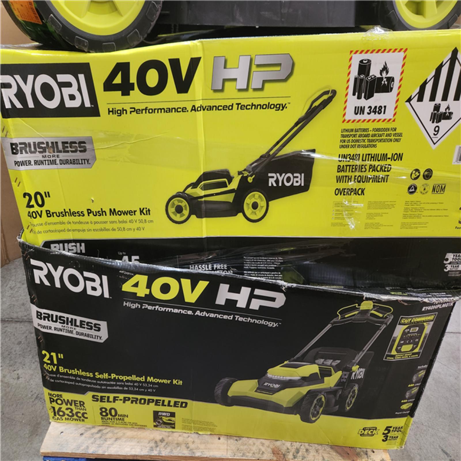 Phoenix AS-IS Mixed Ryobi Lawn mower Pallet