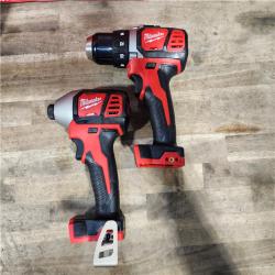 HOUSTON LOCATION - AS-IS Milwaukee 18V Cordless Brushed 2-Tool Drill/Driver and Impact Driver Kit