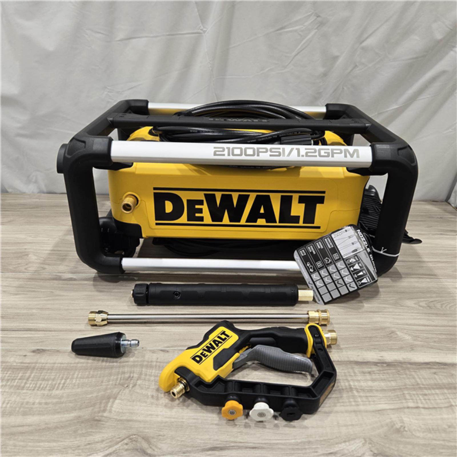 AS-IS DEWALT Electric Pressure Washer  2100 PSI Jobsite Power Washer DWPW2100
