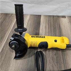 GOOD DEWALT 11 Amp Corded 4.5 in. Small Angle Grinder