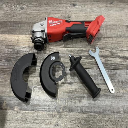 AS-IS Milwaukee 18V Lithium-Ion Brushless Cordless 4-1/2 in./5 in. Grinder w/Paddle Switch (Tool-Only)