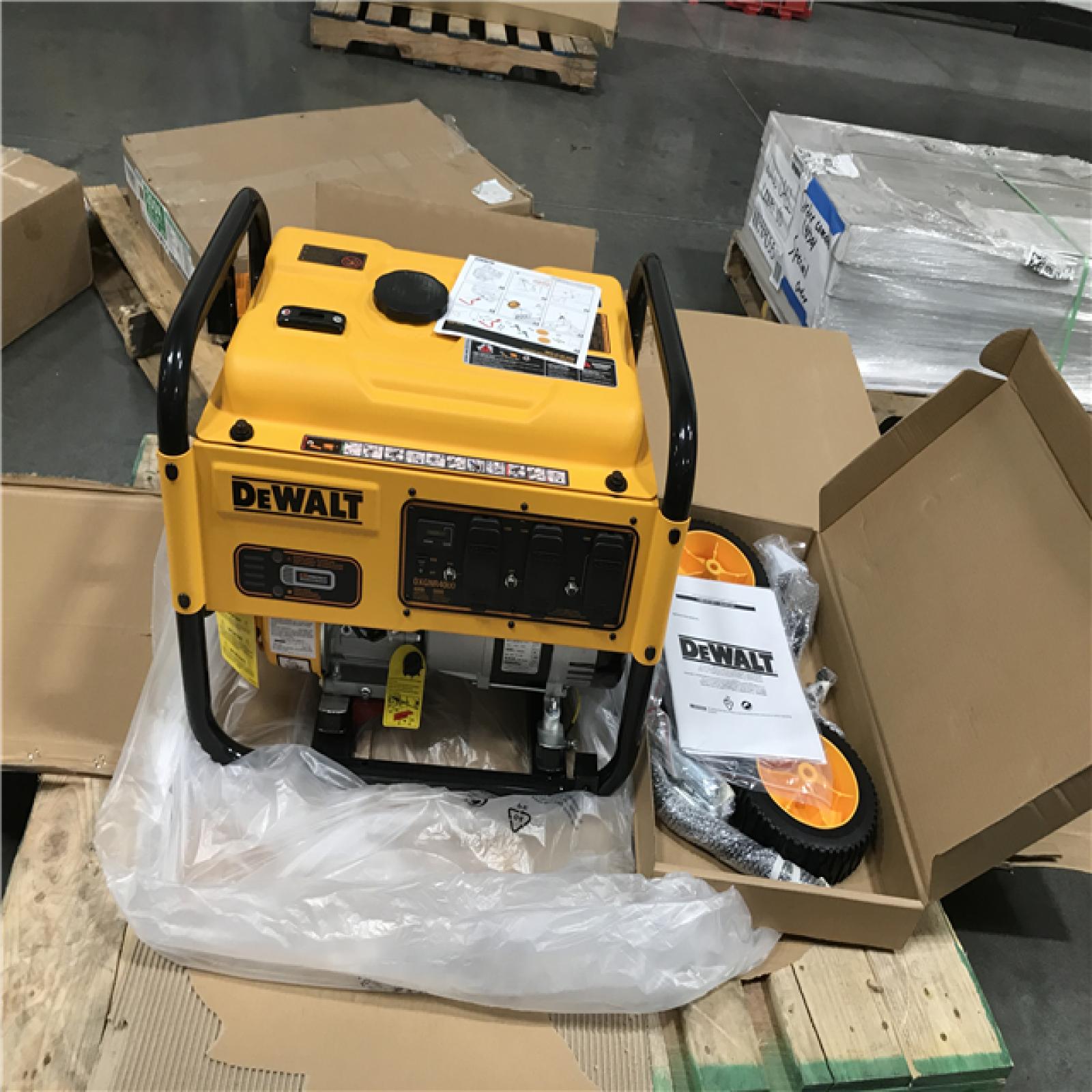 CALIFORNIA AS-IS DeWALT 4000 WATT GAS GENERATOR
