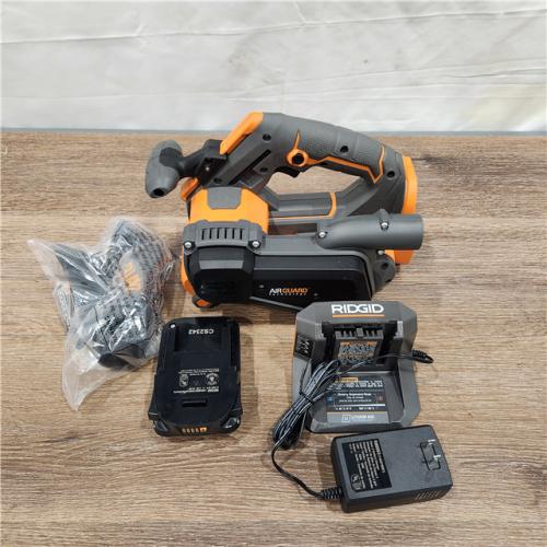 AS-IS 18V Brushless Cordless 3 in. X 18 in. Belt Sander Kit with (1) 2.0 Ah Battery and Charger