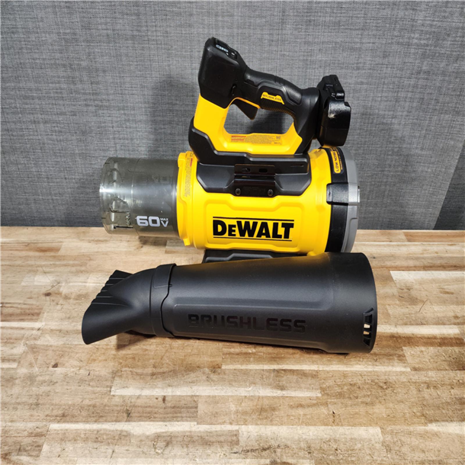 HOUSTON LOCATION - AS - IS DEWALT FLEXVOLT 60V MAX 160 MPH 760 CFM Brushless Cordless Battery Powered Blower (Tool-Only)