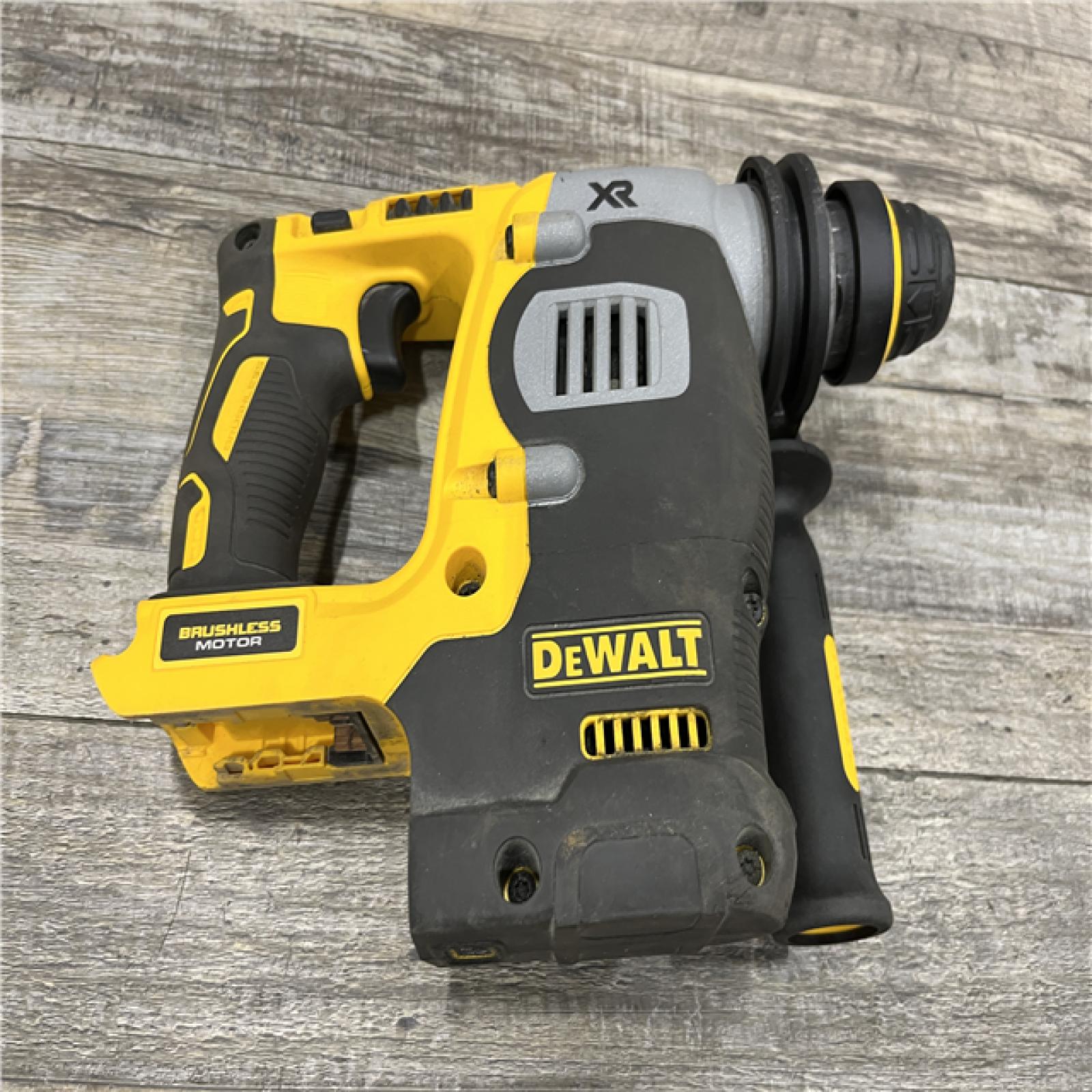 AS-IS DEWALT 20V MAX XR Cordless Brushless 1 in. SDS Plus L-Shape Rotary Hammer (Tool Only)