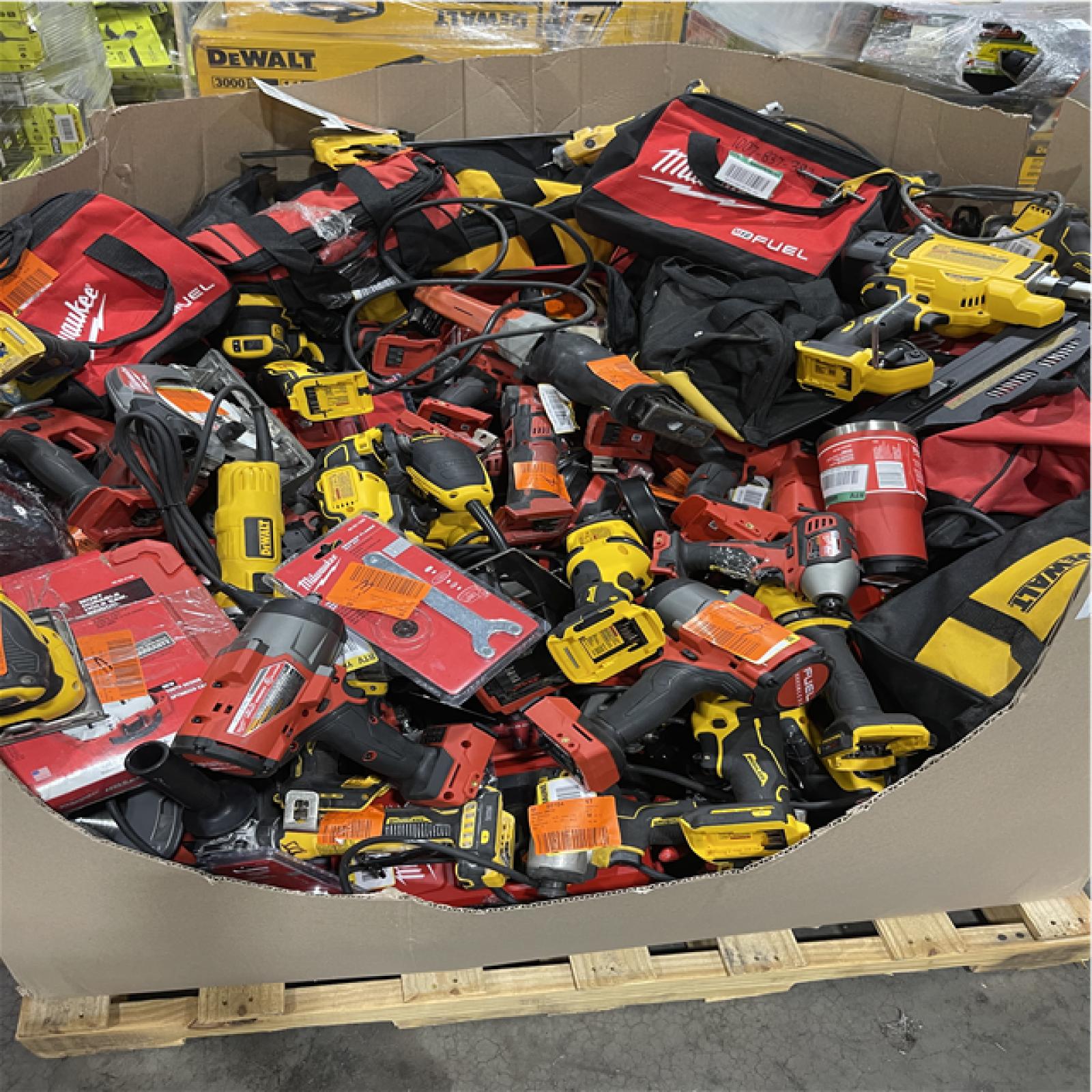 Pittston Location As-Is Power Tools Partial Truckload (11 Pallets) 7862-A