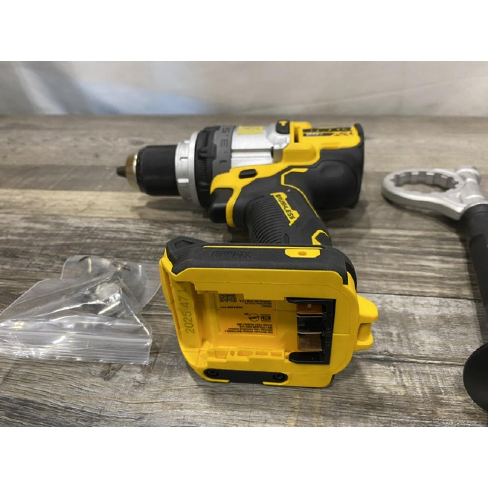 AS-IS DEWALT 20V MAX Brushless Cordless 1/2 3-Speed Hammer Drill (Tool-Only)