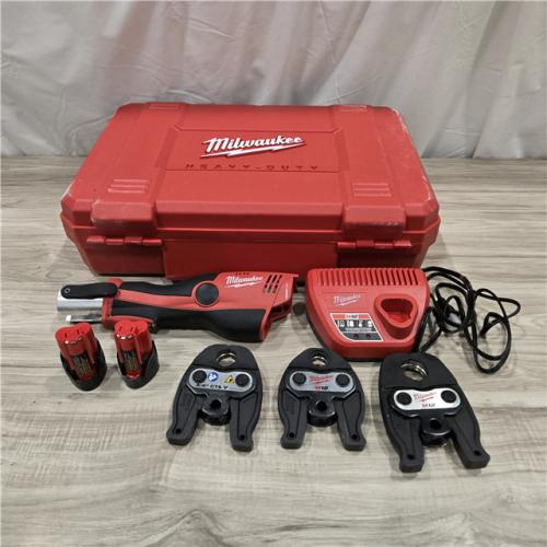 AS-IS MILWAUKEE 12V Force Logic Cordless Press Tool Kit