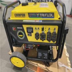 Dallas Location - As-Is Champion 9200-Watt Tri-Fuel Portable Generator