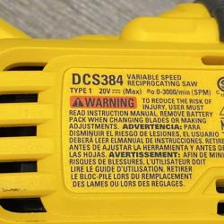 AS-IS DEWALT 20-Volt XR Cordless Reciprocating Saw (Tool Only)