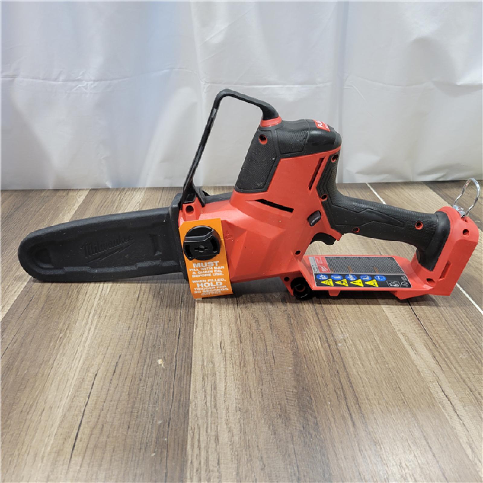 AS-IS Milwaukee M18 FUEL 8 in. 18V Lithium-Ion Brushless HATCHET Pruning Saw Kit with 6Ah High Output Battery and Charger