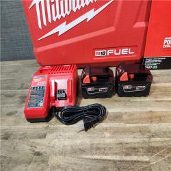 HOUSTON LOCATION - AS-IS (APPEARS LIKE NEW) Milwaukee FUEL 18V Lithium-Ion Brushless Cordless Hammer Drill and Impact Driver Combo Kit