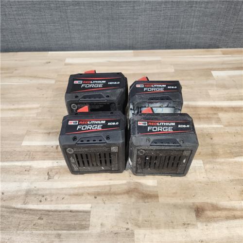 HOUSTON LOCATION - AS-IS MILWAUKEE FORGE BATTERY PACK QTY - 4