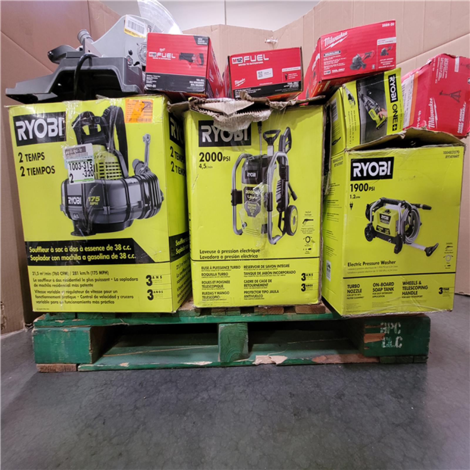 CALIFORNIA AS-IS TOOL PALLET