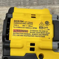 AS-IS DEWALT Atomic 20V Lithium-Ion Cordless Compact 1/2 in. Drill/Driver Kit
