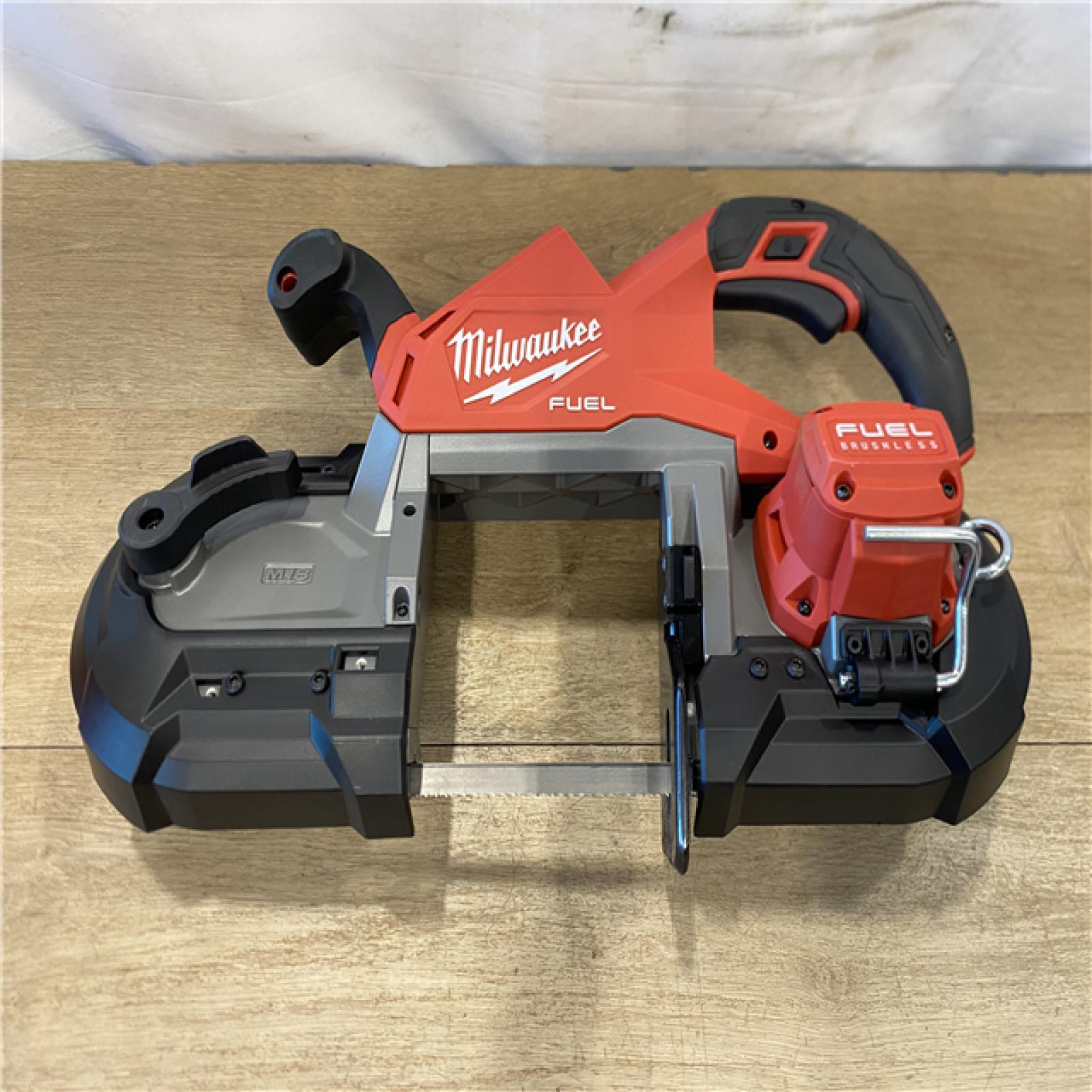 AS-IS Milwaukee FUEL 18V Lithium-Ion Brushless Cordless Deep Cut Band Saw (Tool-Only)