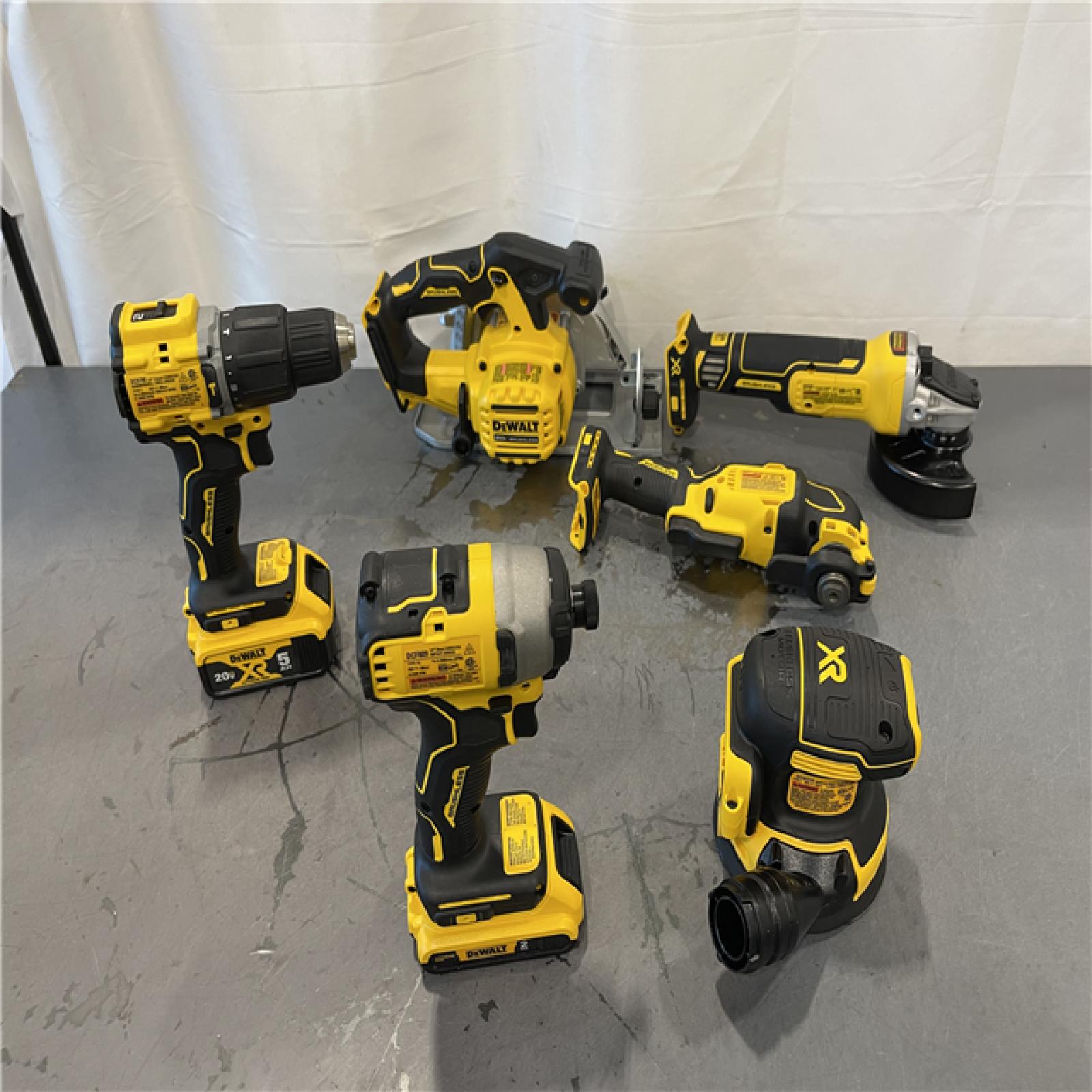 AS-IS - DEWALT 20-Volt MAX ToughSystem Lithium-Ion 6-Tool Cordless Combo Kit