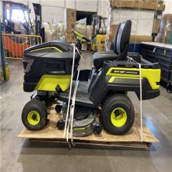 DALLAS LOCATION - Ryobi 46 T46Li 80V Battery Electric Riding Lawn Mower Tractor RYRM8007