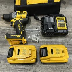 AS-IS DEWALT 20V XR Lithium-Ion Cordless Brushless 1/2 in. Drill/Driver Kit