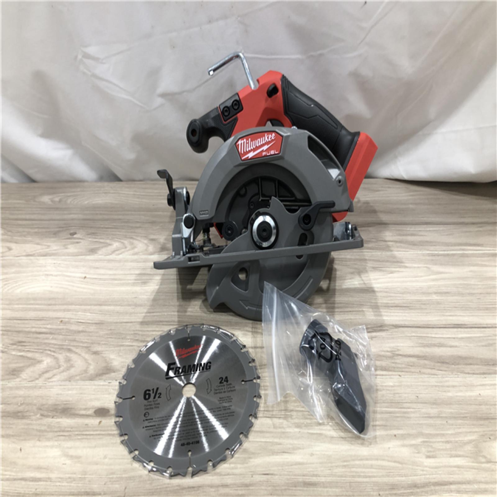 AS-IS Milwaukee M18 FUEL 18V Lithium-Ion Cordless 6-1/2 in. Circular Saw (Tool-Only)