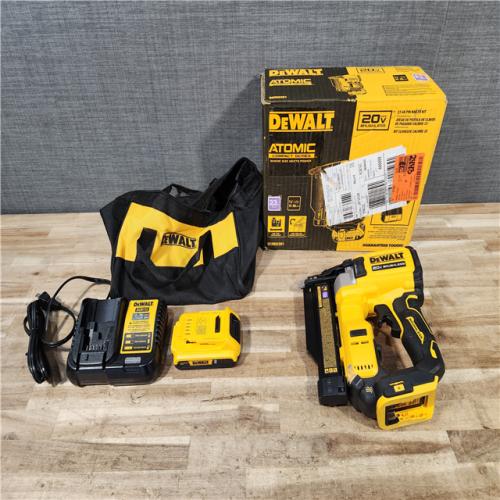 HOUSTON LOCATION - AS-IS DEWALT ATOMIC 20V MAX Lithium Ion Cordless 23 Gauge Pin Nailer Kit