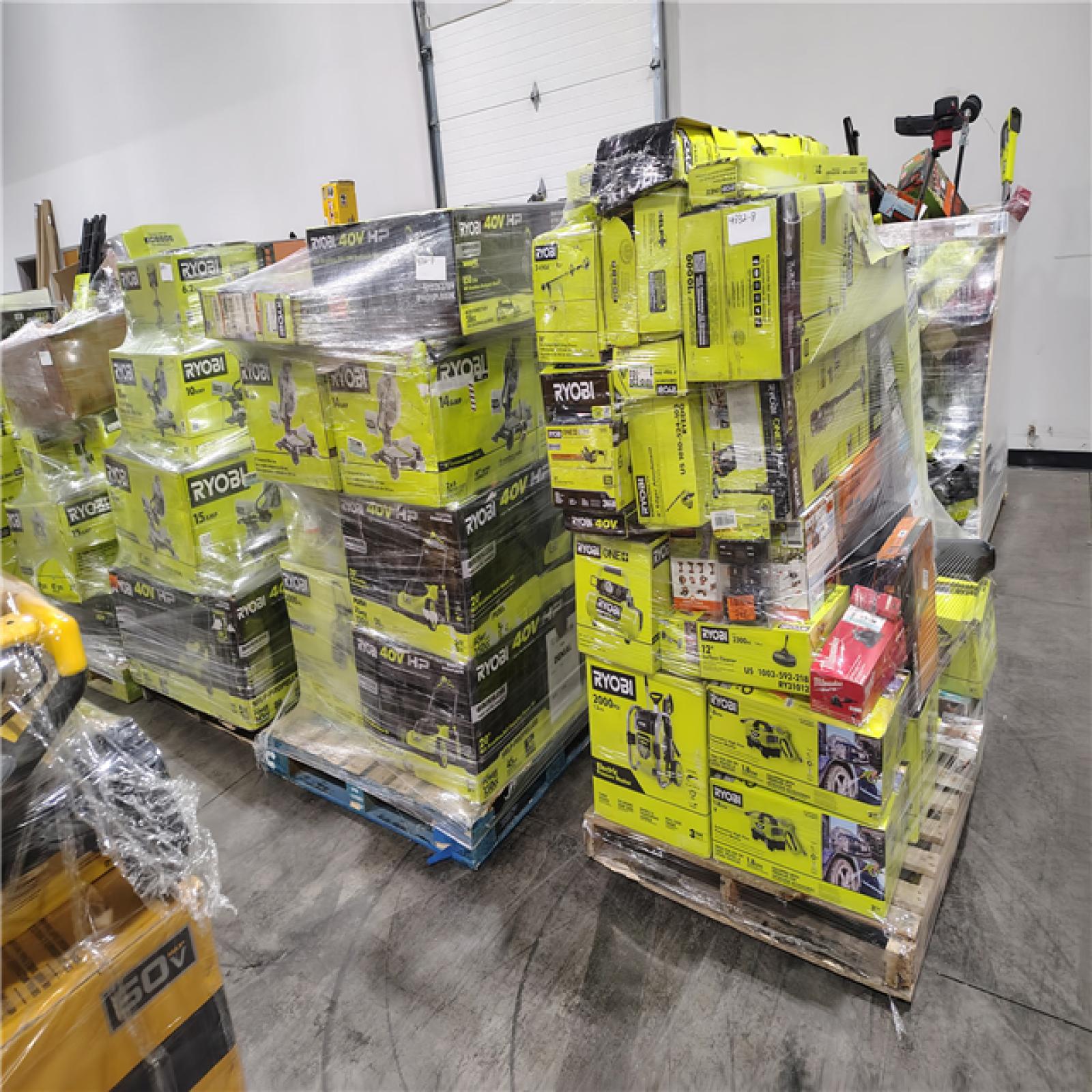 Pittston Location As-Is Power Tools Partial Truckload (14 Pallets) 4332-B