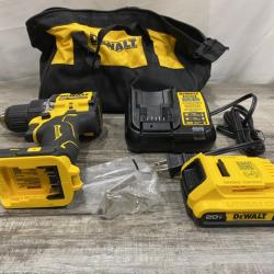 AS-IS DEWALT Atomic 20V Lithium-Ion Cordless Compact 1/2 in. Drill/Driver Kit