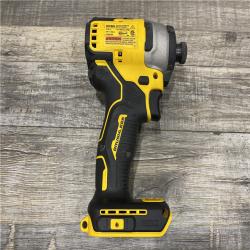 AS-IS DEWALT Atomic 20V Max Lithium-Ion Brushless Cordless Compact 1/4 in. Impact Driver Kit