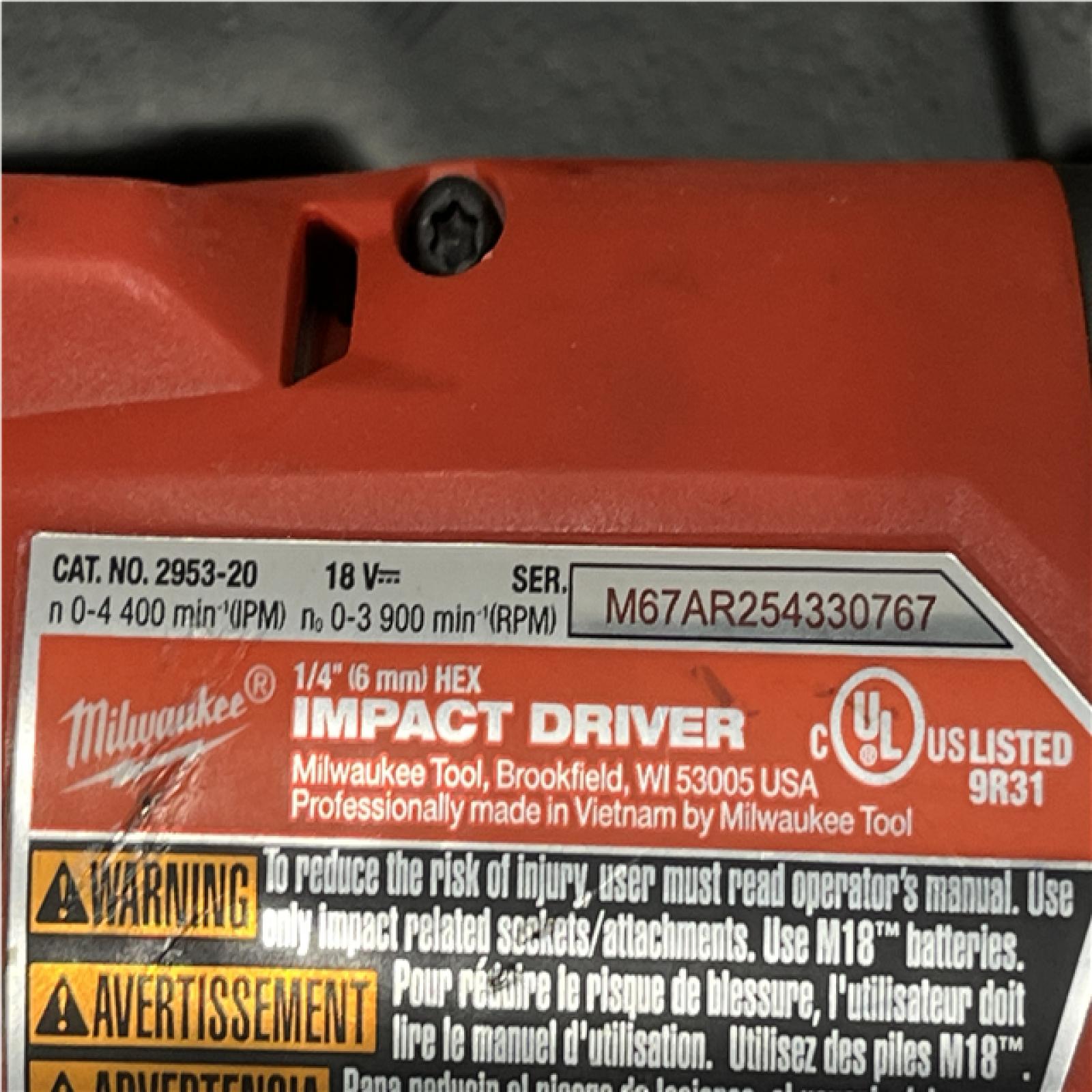 AS-IS Milwaukee FUEL 18V Lithium-Ion Brushless Cordless Hammer Drill and Impact Driver Combo Kit