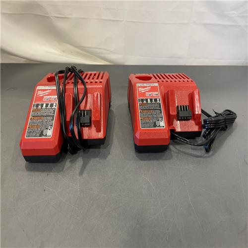 AS-IS - Milwaukee M12 or M18 18V and 12V Multi Voltage Lithium Ion Battery Charger w/ Onboard Fuel Gauge