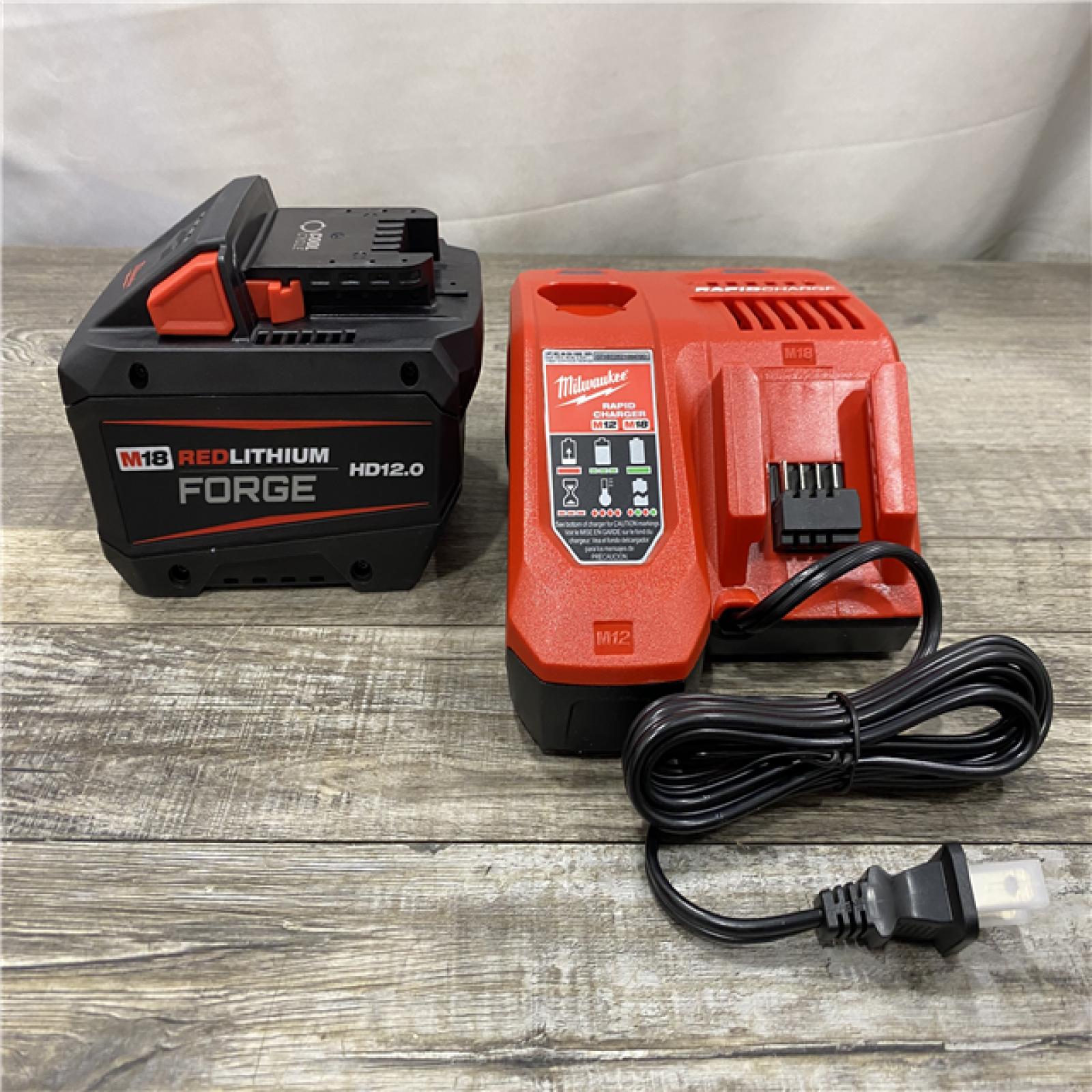 AS-IS Milwaukee 18-Volt Lithium-Ion REDLITHIUM FORGE Starter Kit