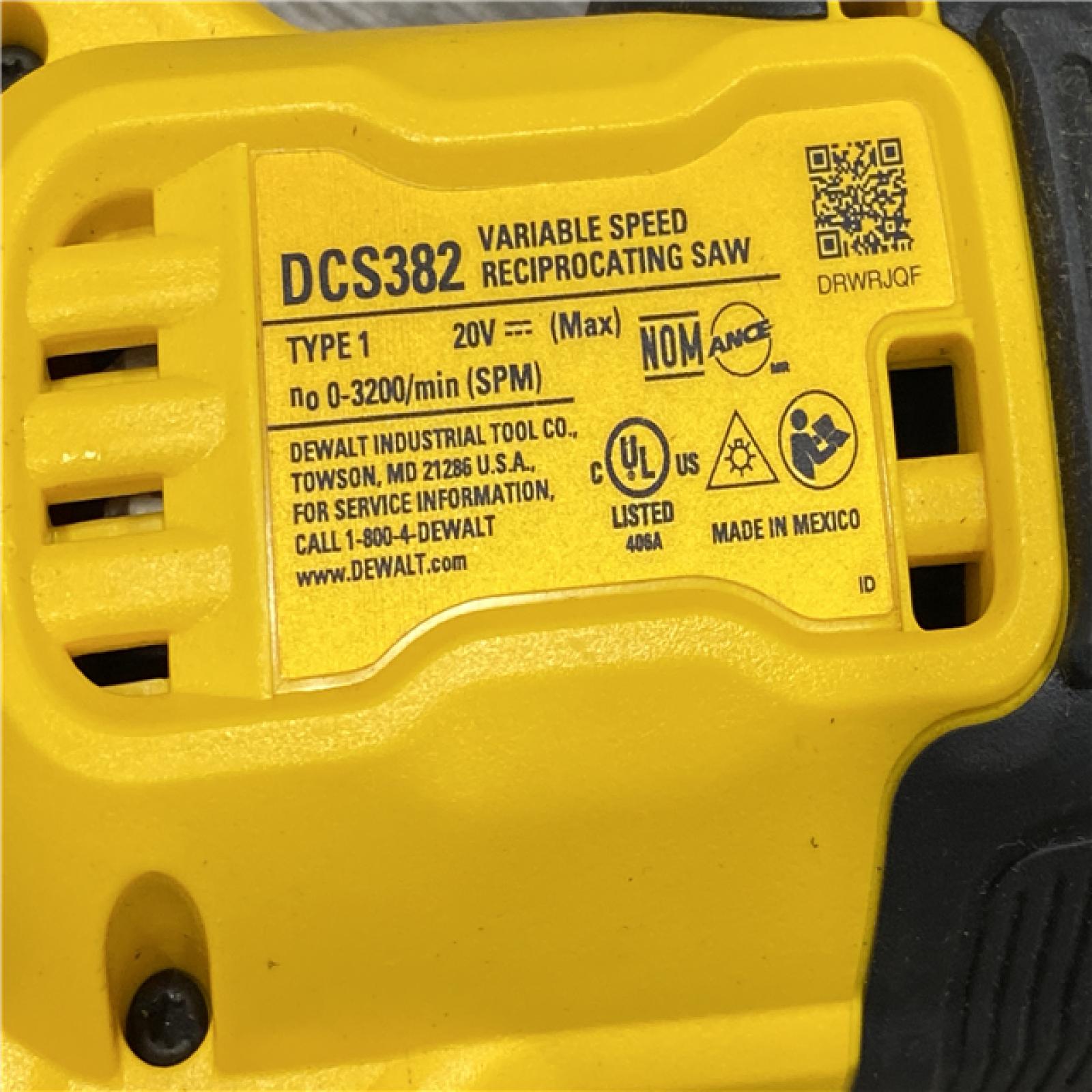 AS-IS DEWALT 20V MAX Cordless Brushless Reciprocating Saw (Tool Only)